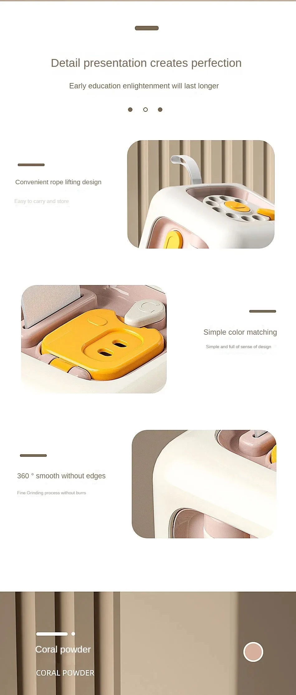 Baby Practice Skills Drawer Cube 6 in 1 Montessori Educational Toys  Sensory Busy Board Fidget Educational Toys for Girl Boy