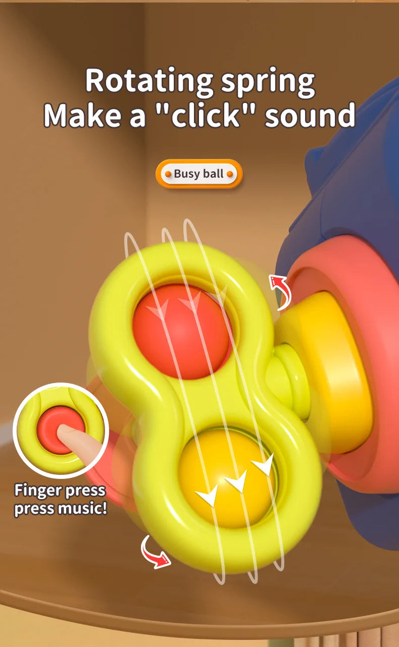 Baby Montessori Busy Board Sensory Busy Board Baby Practice Skills Activity Cube Early Educational Travel Toys For Toddlers 1-3