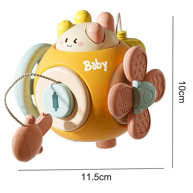 Baby Montessori Busy Board Sensory Busy Board Baby Practice Skills Activity Cube Early Educational Travel Toys For Toddlers 1-3