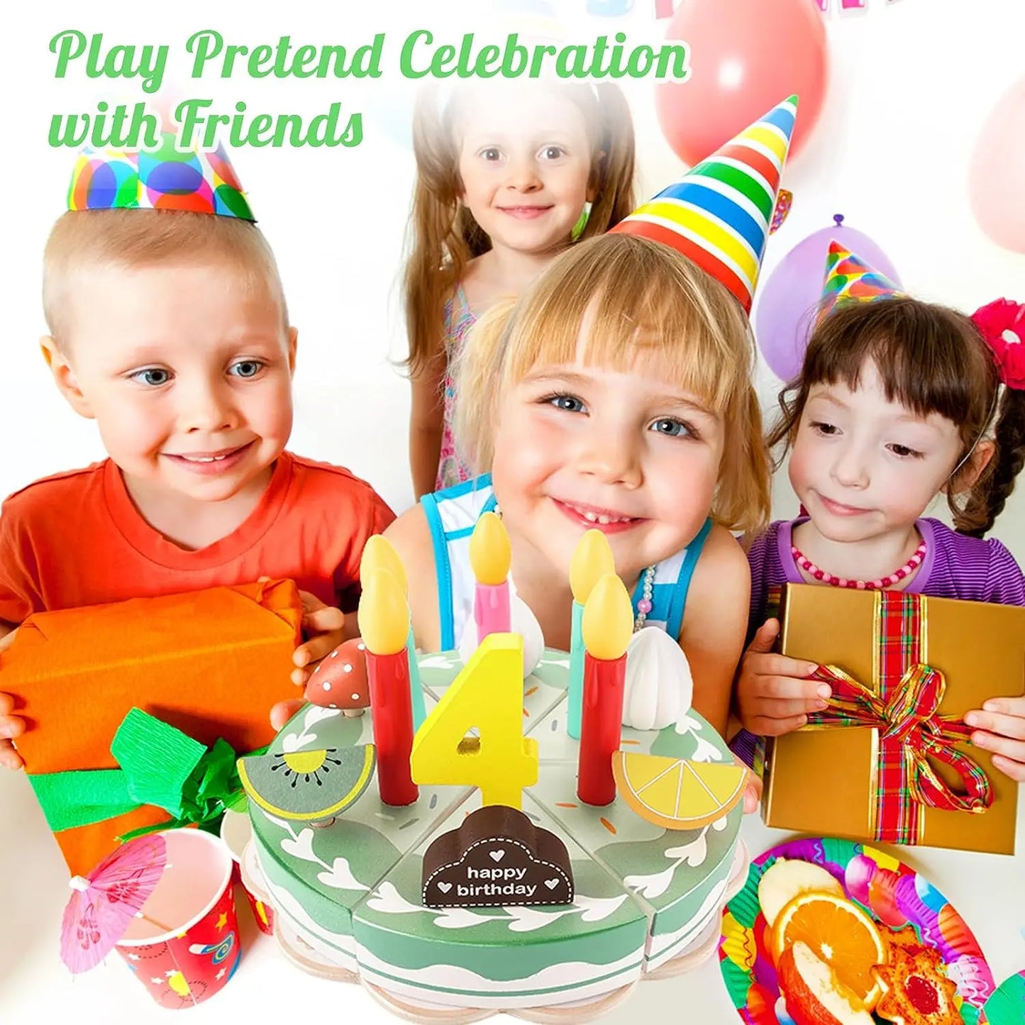 Wooden Playhous Simulation Kitchen Toys for Toddlers,Montessori Simulation Coffer Maker Accessories Kitchen Playset Toy