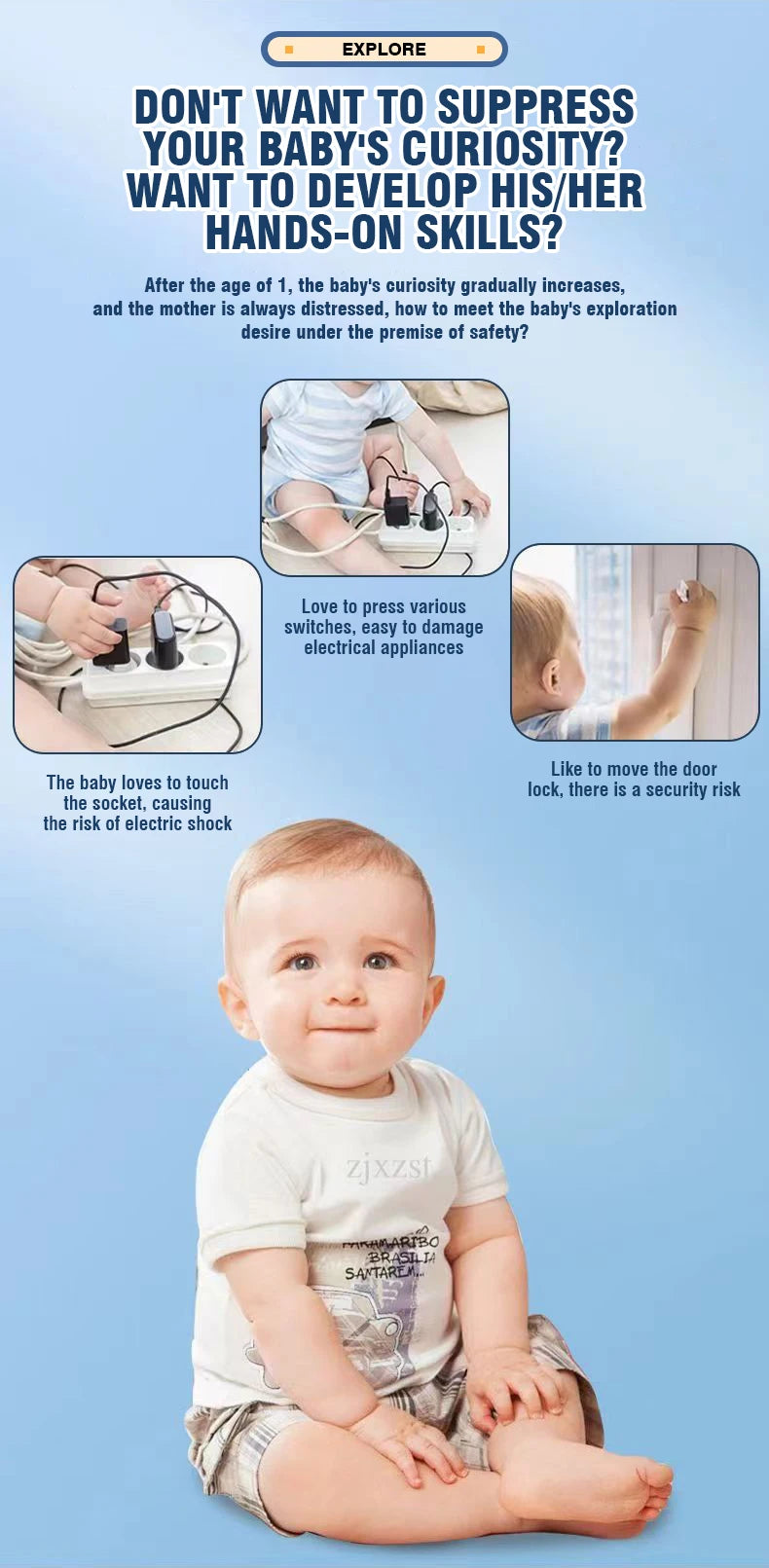 Busy Board Led Lights Switch Sensory Montessori Toys Portable Electric Puzzle Early Educational Puzzle Toy for Toddler Kids Gift