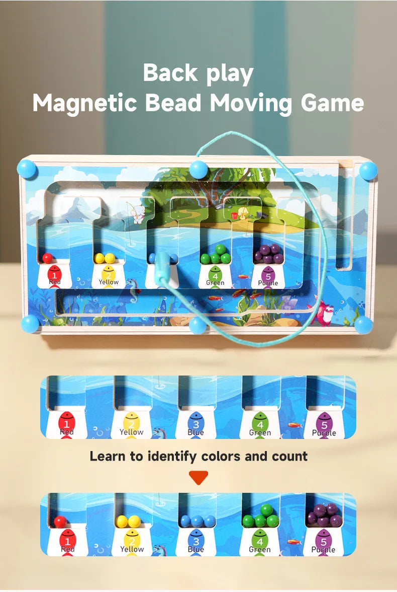 Children's Learning Early Learning Educational Wooden Toys Simulation Steering Wheel Unlocking LED Switch Busy Board